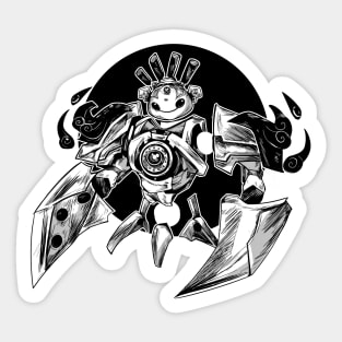 Jade Bot Mechanist Guild Wars 2 Sticker